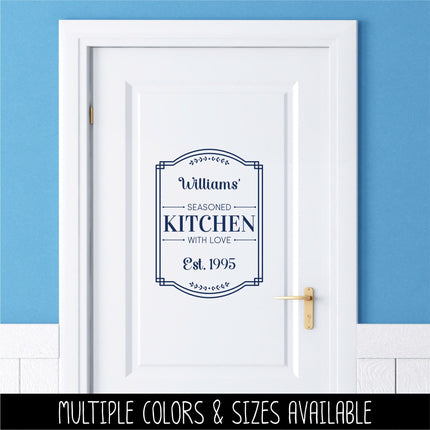 Custom Kitchen Vinyl Decal/Sticker